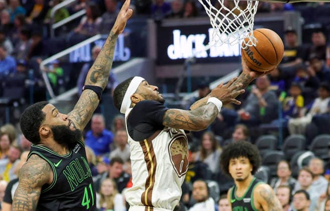 Basketball, NBA, Golden State Warriors - New Orleans Pelicans