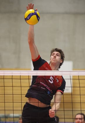 Ludwigsburg , Volleyball Bundesliga , Barock Volleys MTV Ludwigsburg vs Energiequelle Netzhoppers KW Königs Wusterhausen , Jan Huber Ludwigsburg