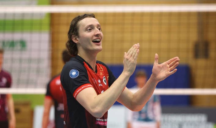 Ludwigsburg , Volleyball Bundesliga , Barock Volleys MTV Ludwigsburg vs Energiequelle Netzhoppers KW Königs Wusterhausen , Ben Simon Bonin Ludwigsburg