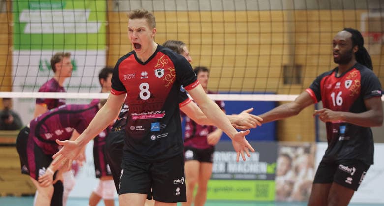 Ludwigsburg , Volleyball Bundesliga , Barock Volleys MTV Ludwigsburg vs Energiequelle Netzhoppers KW Königs Wusterhausen , Tomi Saarinen Ludwigsburg