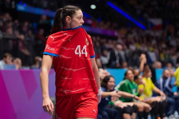 Brazil Czech Republic, IHF Womens Handball World Championship Dominika Zachova Czech Republic, 44 preliminary round match of the Womens Handball World Championship between Brazil and Czech Republic on November 29, 2025 at the Porsche Arena in Stuttgart , Stuttgart Baden Württemberg Germany Porsche Arena