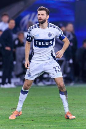 November 29, 2025, San Diego, California, USA: Thomas Muller 13 of the Vancouver Whitecaps during the Audi 2025 MLS, Fussball Herren, USA Cup Playoffs Western Conference Final match against the San Diego FC on Saturday November 29, 2025 at Snapdragon Stadium in San Diego, California. Vancouver Whitecaps defeat San Diego FC, 3-1. ARIANA RUIZ PI San Diego USA - ZUMAp124 20251129_zaa_p124_058 Copyright: xArianaxRuizx