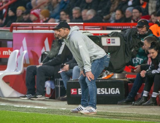 Soccer, Men, Season 2025 2026, 1 Bundesliga 12 Matchday , 1 FC Union Berlin 1 FC Heidenheim 1 2 , Coach Steffen Baumgart 1 FC Union Berlin , 29 11 2025, Copyright: xMatthiasxKochx