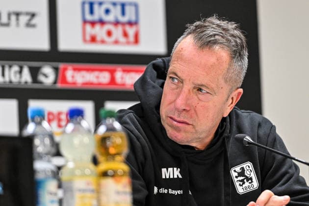 GER, 3 Liga, SSV Ulm 1846 vs TSV 1860 Munich 29 11 2025, Donaustadion, Ulm, GER, 3 Liga, SSV Ulm 1846 vs TSV 1860 Munich, in the picture Markus Kauczinski Muenchen , Press conference after the match nordphotoxGmbHx xHafner nph00200