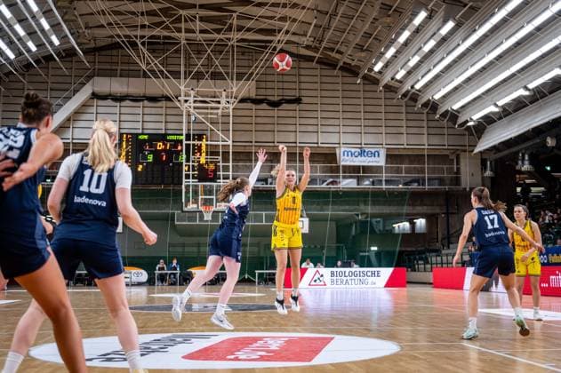 Basketball Berlin 29 11 2025 Season 2025 2026 DBBL 1 Bundesliga Women, Women Alba Berlin Eisvögel USC Freiburg Nina Rosemeyer Alba, No 11