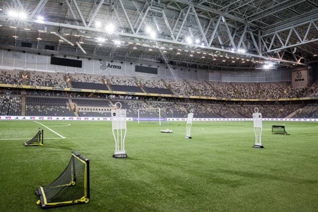 251130 3Arena ahead of a training session with the Swedish women s national football team on November 30, 2025 in Stockholm Photo Kenta Jönsson BILDBYRAN COP 210 KJ0291 fotboll football soccer fotball träning practice training sverige sweden dam bbeng  Copyright: KENTAxJÖNSSON BB251130KJ001