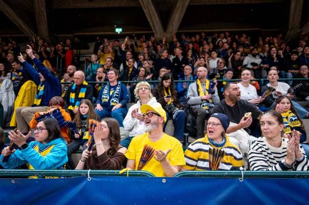 Basketball Berlin 29 11 2025 Season 2025 2026 DBBL 1 Bundesliga Women, Women Alba Berlin Eisvögel USC Freiburg Alba Fans