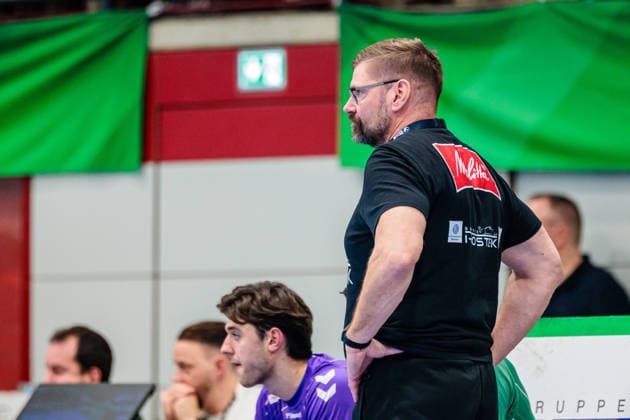 Aaron Ziercke GWD Minden, Coach GER, GWD Minden vs SC Magdeburg, Handball, 1 Bundesliga, Matchday 14, Season 2025 2026, 29 11 2025 GER, GWD Minden vs SC Magdeburg, Handball, 1 Bundesliga, Matchday 14, Season 2025 2026, 29 11 2025 Luebbecke Copyright: xEibner-Pressefoto JanxRollingerx EP_JSK