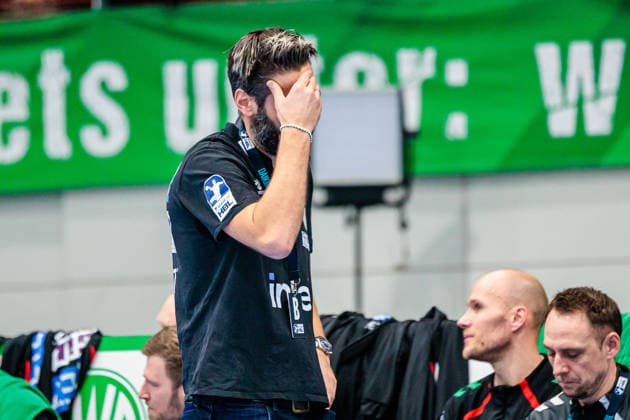 Bennet Wiegert SC Magdeburg, Coach GER, GWD Minden vs SC Magdeburg, Handball, 1 Bundesliga, Matchday 14, Season 2025 2026, 29 11 2025 GER, GWD Minden vs SC Magdeburg, Handball, 1 Bundesliga, Matchday 14, Season 2025 2026, 29 11 2025 Luebbecke Copyright: xEibner-Pressefoto JanxRollingerx EP_JSK