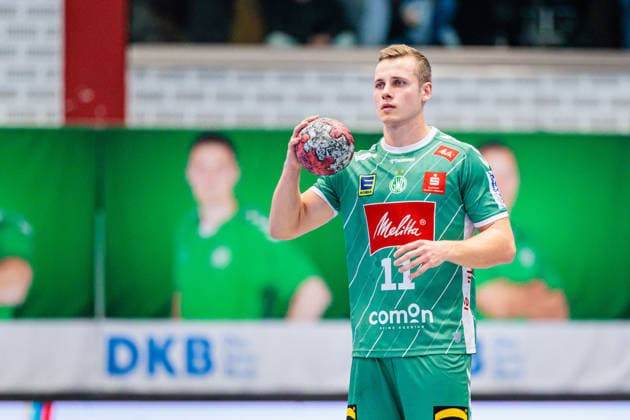 Mats Korte GWD Minden, 11 GER, GWD Minden vs SC Magdeburg, Handball, 1 Bundesliga, Matchday 14, Season 2025 2026, 29 11 2025 GER, GWD Minden vs SC Magdeburg, Handball, 1 Bundesliga, Matchday 14, Season 2025 2026, 29 11 2025 Luebbecke Copyright: xEibner-Pressefoto JanxRollingerx EP_JSK