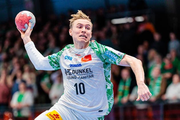 Gisli Thorgeir Kristjansson SC Magdeburg, 10 GER, GWD Minden vs SC Magdeburg, Handball, 1 Bundesliga, Matchday 14, Season 2025 2026, 29 11 2025 GER, GWD Minden vs SC Magdeburg, Handball, 1 Bundesliga, Matchday 14, Season 2025 2026, 29 11 2025 Luebbecke Copyright: xEibner-Pressefoto JanxRollingerx EP_JSK