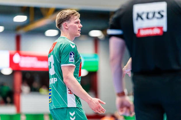 Niclas Benedict Heitkamp GWD Minden, 23 GER, GWD Minden vs SC Magdeburg, Handball, 1 Bundesliga, Matchday 14, Season 2025 2026, 29 11 2025 GER, GWD Minden vs SC Magdeburg, Handball, 1 Bundesliga, Matchday 14, Season 2025 2026, 29 11 2025 Luebbecke Copyright: xEibner-Pressefoto JanxRollingerx EP_JSK