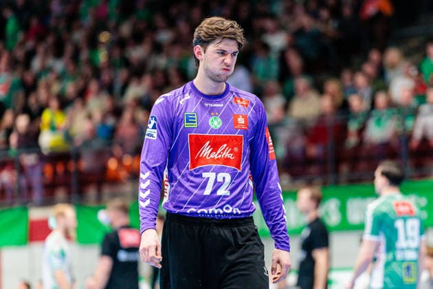 Keno Danzenbaecher GWD Minden, 72 GER, GWD Minden vs SC Magdeburg, Handball, 1 Bundesliga, Matchday 14, Season 2025 2026, 29 11 2025 GER, GWD Minden vs SC Magdeburg, Handball, 1 Bundesliga, Matchday 14, Season 2025 2026, 29 11 2025 Luebbecke Copyright: xEibner-Pressefoto JanxRollingerx EP_JSK