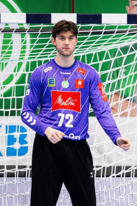 29 11 2025 Handball, 2025 2026, 1 Bundesliga, 14 Matchday, GWD Minden SC Magdeburg Keno Danzenbächer Minden