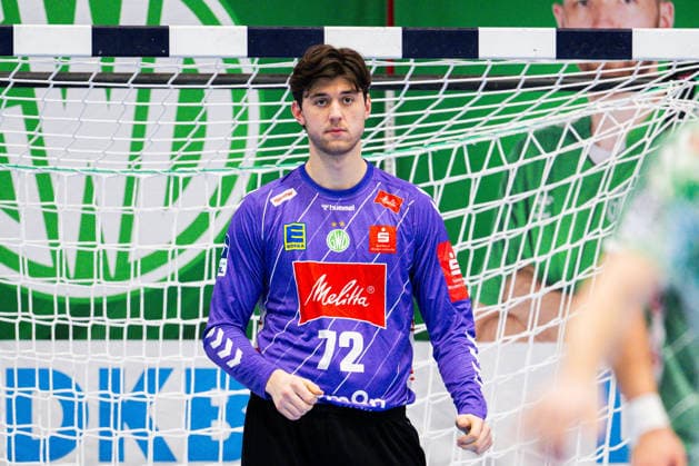 29 11 2025 Handball, 2025 2026, 1 Bundesliga, 14 Matchday, GWD Minden SC Magdeburg Keno Danzenbächer Minden