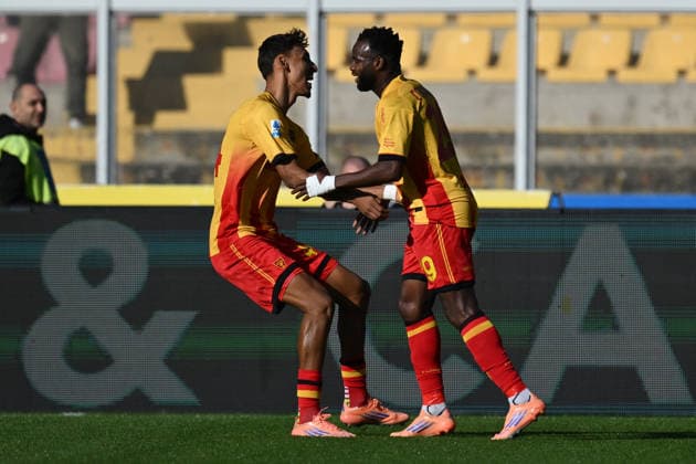Ci Lecce 30 11 2025 - campionato di calcio serie A Lecce-Torino foto Carmelo Imbesi Image nella foto: esultanza gol Lassana Coulibaly 