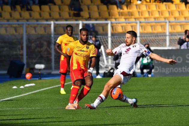 Lecce s midfielder Lassana Coulibaly (29 US Lecce) in action during the Serie A Enilive soccer matchday 13 between US Lecce and Torino 1906 FC at the Via del Mare Stadium in Lecce, Italy, Sunday, November 30, 2025. (Credit Image: Giovanni Evangelista LaPresse)  Copyright: xGiovannixEvangelista LaPresse)x