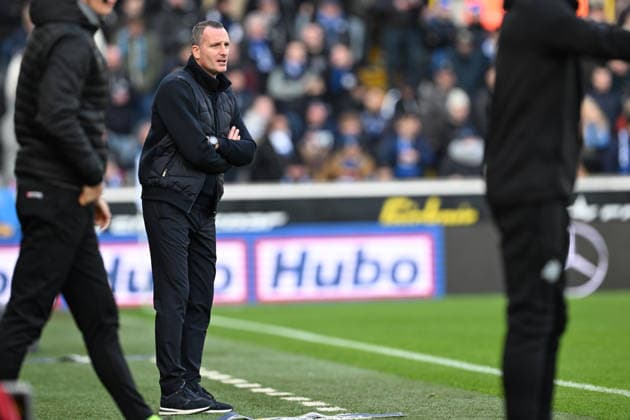 251130 Club Brugge vs Antwerp FC Head Coach Nicky Hayen of Club Brugge pictured during the Jupiler Pro League season 2025 - 2026 matchday 16 game between Club Brugge KV and Royal Antwerp FC on November 30 , 2025 in Brugge, Belgium. (Photo by David Catry Isosport) Brugge Belgium  Copyright: xDavidxCatryx 20251130DSC_5625
