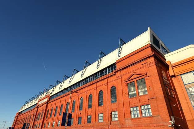 The sun shines on the Bill Struth Main Stand for the William Hill Scottish Premiership match at Ibrox Stadium, Glasgow. Rangers v Falkirk - William Hill Scottish Premiership - Ibrox Stadium, Glasgow, Lanarkshire, Scotland, UK - 30 Nov 2025Glasgow Ibrox Lanarkshire United Kingdom EDITORIAL USE ONLY  Copyright: xO Rourke RangersxFC Shutterstockx 15992394a