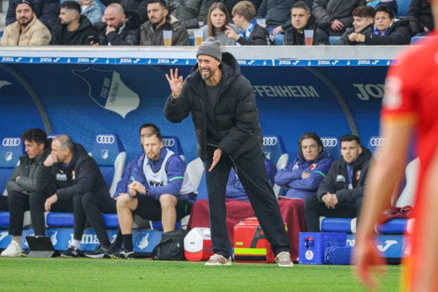 Germany 1 Bundesliga 2025 26, 12 Matchday TSG Hoffenheim vs FC Augsburg, PreZero Arena Sinsheim Sandro Wagner Coach, FC Augsburg Sinsheim PreZero Arena Baden Württemberg Germany Copyright: xBenedictxChristx