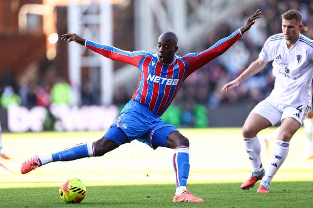 Crystal Palace gegen Manchester United 30. November 2025, London Premier League Fußball Crystal Palace gegen Manchester United Jean Philippe Mateta von Crystal Palace Foto Jacques Feeney Abseits London UK  Copyright: xJacquesxFeeneyx xOffsidexOffside