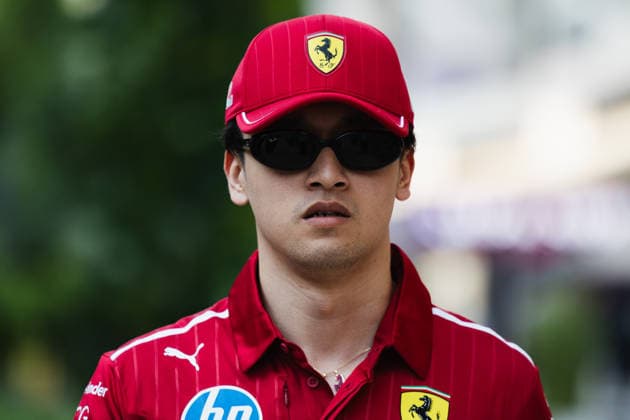 November 30, 2025, Doha, Doha, Qatar: ZHOU GUANYU (Reserve driver of Scuderia Ferrari Formula 1 Team) entering the paddock on race day (Sunday) at the Formula 1 Qatar Airways Qatar Grand Prix 2025 at the Lusail International Circuit in Doha Doha Qatar - ZUMAr193 20251130_zsp_r193_039 Copyright: xSaraxRuffonix