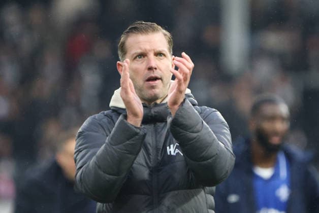 30.11.2025, Fussball, Herren, 2. Bundesliga, Saison 2025 2026, SV 07 Elversberg - SV Darmstadt 98, Trainer Florian Kohfeldt (SV Darmstadt 98) Elversberg Ursapharm-Arena an der Kaiserlinde Saarland Deutschland (DEU) Copyright: xFabianxKleerx