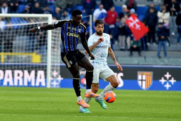 M Bala Nzola (Pisa) during Pisa SC vs Inter - FC Internazionale, Italian soccer Serie A match in Pisa, Italy, November 30 2025  Copyright: xGabrielexMasotti IPAxSportx xipa-agency.netx xx IPA_68555021 IPA_Agency_IPA68555021