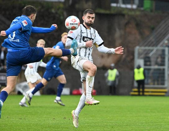 Soccer 2 Bundesliga Season 2025 26 30 11 2025 Ursapharm Arena SV Elversberg elv SV Darmstadt 98 da 0 0 Patric PFEIFFER SV Darmstadt 98 , li Lukasz POREBA SV Elversberg Soccer 2 Bundesliga SV Elversberg