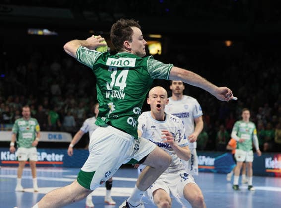 GER HBL Season 2025 2026 FÜCHSE Berlin vs TBV Lemgo Lippe, 30 11 25, Max Schmeling Halle, Berlin, Hakun WEST AV TEIGUM Füchse Berlin 34