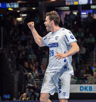 Handball, Men, Season 2025 2026, DAIKIN Handball Bundesliga 14 Matchday , Füchse Berlin TBV Lemgo, Hendrik Wagner Lemgo , 30 11 2025, Copyright: xSebastianxRäppold MatthiasxKochx