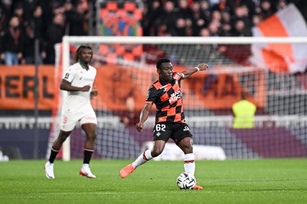 FC Lorient v OGC Nice - Ligue 1 McDonald s 2025 2026 62 Arthur AVOM (fcl) during the Ligue 1 McDonald s match between FC Lorient and OGC Nice at Stade du Moustoir on November 30, 2025 in Lorient, France. Lorient France  Copyright: xFEPx 776348213