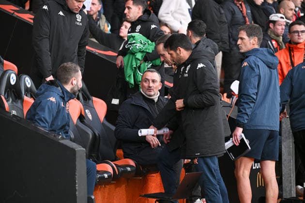 FC Lorient v OGC Nice - Ligue 1 McDonald s 2025 2026 Franck HAISE (Entraineur Nice OGCN) during the Ligue 1 McDonald s match between FC Lorient and OGC Nice at Stade du Moustoir on November 30, 2025 in Lorient, France. Lorient France  Copyright: xFEPx 776348213