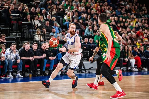 Nico Mannion Nazionale Italiana Maschile Senior - 2027 FIBA Basketball World Cup Qualifiers Lituania Lithuania - Italia Italy FIP 2025 Klaipeda, 30 11 2025 Foto M.Ceretti Ciamillo-Castoria Klaipeda ITA  Copyright: xMassimoxCerettix