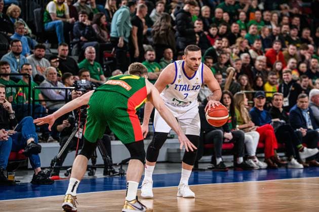 Stefano Tonut Nazionale Italiana Maschile Senior - 2027 FIBA Basketball World Cup Qualifiers Lituania Lithuania - Italia Italy FIP 2025 Klaipeda, 30 11 2025 Foto M.Ceretti Ciamillo-Castoria Klaipeda ITA  Copyright: xMassimoxCerettix