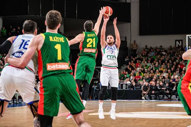 Stefano Tonut Nazionale Italiana Maschile Senior - 2027 FIBA Basketball World Cup Qualifiers Lituania Lithuania - Italia Italy FIP 2025 Klaipeda, 30 11 2025 Foto M.Ceretti Ciamillo-Castoria Klaipeda ITA  Copyright: xMassimoxCerettix