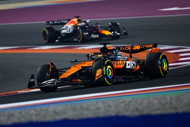 F1 - QATAR GRAND PRIX 2025 81 PIASTRI Oscar (aus), McLaren F1 Team MCL39, action during the 2025 Formula 1 Qatar Grand Prix, 23th round of the 2025 FIA Formula One World Championship, WM, Weltmeisterschaft from November 28 to 30, 2025 on the Lusail International Circuit, in Lusail, Qatar -  Copyright: xFLORENTxGOODENx