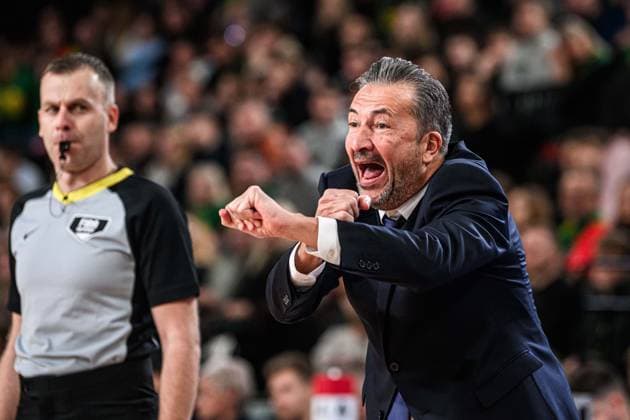 Luca Banchi Nazionale Italiana Maschile Senior - 2027 FIBA Basketball World Cup Qualifiers Lituania Lithuania - Italia Italy FIP 2025 Klaipeda, 30 11 2025 Foto M.Ceretti Ciamillo-Castoria Klaipeda ITA  Copyright: xMassimoxCerettix