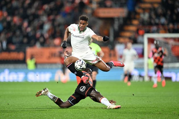 FC Lorient v OGC Nice - Ligue 1 McDonald s 2025 2026 90 Kevin CARLOS (ogcn) during the Ligue 1 McDonald s match between FC Lorient and OGC Nice at Stade du Moustoir on November 30, 2025 in Lorient, France. Lorient France  Copyright: xFEPx 776348213