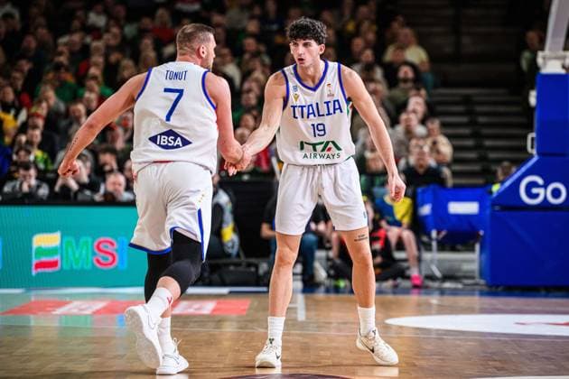 Gabriele Procida Nazionale Italiana Maschile Senior - 2027 FIBA Basketball World Cup Qualifiers Lituania Lithuania - Italia Italy FIP 2025 Klaipeda, 30 11 2025 Foto M.Ceretti Ciamillo-Castoria Klaipeda ITA  Copyright: xMassimoxCerettix