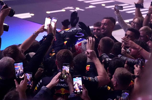 Formula 1 Qatar Airways Qatar Grand Prix 2025 30 11 2025, Losail International Circuit, Doha, Formula 1 Qatar Airways Qatar Grand Prix 2025 ,in the picture winner Max Verstappen NLD , Oracle Red Bull Racing nordphotoxGmbHx xBratic nph00250