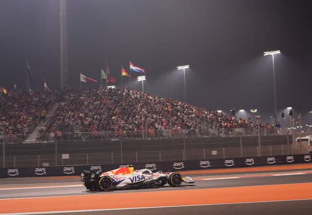 Formula 1 Qatar Airways Qatar Grand Prix 2025 30 11 2025, Losail International Circuit, Doha, Formula 1 Qatar Airways Qatar Grand Prix 2025 ,in the picture Liam Lawson NZL , Visa Cash App RB Formula One Team nordphotoxGmbHx xBratic nph00250
