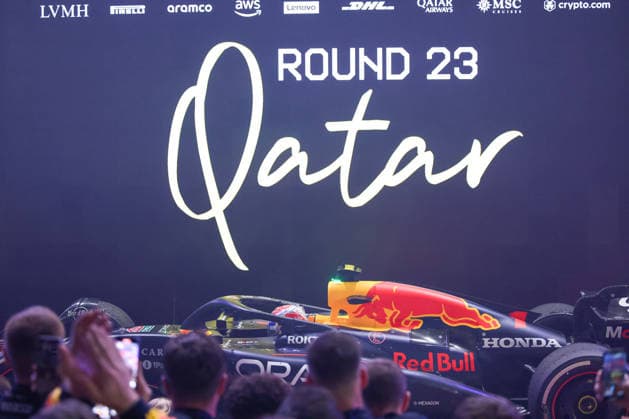 Max Verstappen Oracle Red Bull Racing, 01 , Parc Ferme, Race, QAT, Formula 1 World Championship, Qatar Grand Prix, Doha, Lusail, Lusail International Circuit, Sunday, Race Day, 30 11 2025 QAT, Formula 1 World Championship, Qatar Grand Prix, Doha, Lusail, Lusail International Circuit, Sunday, Race Day, 30 11 2025 Doha Copyright: xEibner-Pressefoto AnnikaxGrafx EP_AGF