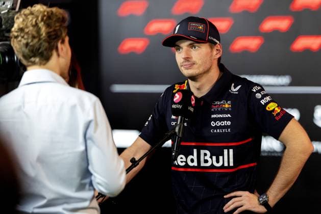 DOHA - Max Verstappen (Red Bull Racing) during a press conference, PK, Pressekonferenz after winning the Qatar Grand Prix at the Lusail International Circuit. ANP SANDER KONING xVIxANPxSportx xxANPxIVx 543499730 originalFilename: 543499730.jpg