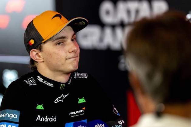 DOHA - Oscar Piastri (McLaren) during a press conference, PK, Pressekonferenz after Max Verstappen (Red Bull Racing) won the Qatar Grand Prix at the Lusail International Circuit. ANP SANDER KONING xVIxANPxSportx xxANPxIVx 543500139 originalFilename: 543500139.jpg