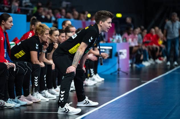 Head Coach Igor Markovi? of Montenegro during the IHF Women s Handball World Championship, WM, Weltmeisterschaft game between Montenegro and Spain at the SWT Arena in Trier, Germany Copyright: xMartinxPitschx xSPPx Sportspressphoto_SPR68181