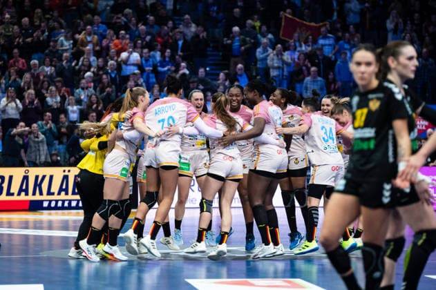 * during the IHF Women s Handball World Championship, WM, Weltmeisterschaft game between Montenegro and Spain at the SWT Arena in Trier, Germany Copyright: xMartinxPitschx xSPPx Sportspressphoto_SPR68194