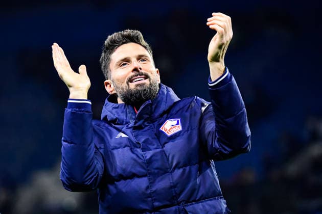 FOOTBALL : AC Le Havre vs Lille OSC - Ligue 1 McDonald s - JournÃ e 14 - 30 11 2025 Olivier Giroud (Lille OSC) Le HavreFrance  Copyright: xBaptistexAutissierx