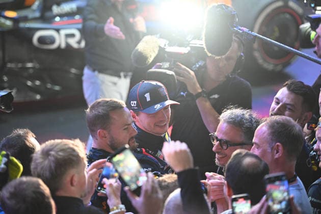 Redbull driver Max Verstappen claimed a crucial victory in Lusail International Circuit during Qatar Grand Prix in Doha, Qatar on 29th Nov, 2025  Copyright: xRanjithxKumar IPAxSportx xipa-agency.netx xx IPA_68568566 IPA_Agency_IPA68568566