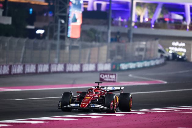 F1 - QATAR GRAND PRIX 2025 16 LECLERC Charles (mco), Scuderia Ferrari SF-25, action during the 2025 Formula 1 Qatar Grand Prix, 23th round of the 2025 FIA Formula One World Championship, WM, Weltmeisterschaft from November 28 to 30, 2025 on the Lusail International Circuit, in Lusail, Qatar - LusailQatar  Copyright: xEricxAlonsox